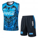 Chandal del Napoli Sin Mangas 25-26 Azul