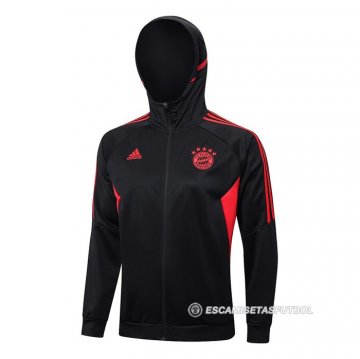 Chaqueta con Capucha del Bayern Munich 23-24 Negro
