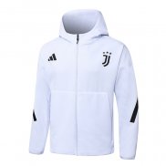 Chaqueta con Capucha del Juventus 25-26 Blanco
