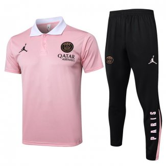 Conjunto Polo del Paris Saint-Germain Jordan 24-25 Rosa