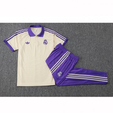 Conjunto Polo del Real Madrid 25-26 Amarillo
