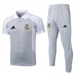Conjunto Polo del Real Madrid 25-26 Gris