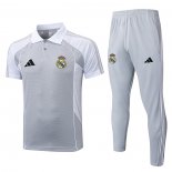 Conjunto Polo del Real Madrid 25-26 Gris