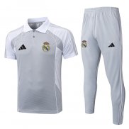 Conjunto Polo del Real Madrid 25-26 Gris