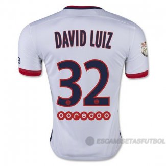 Camiseta Jugador del Paris Saint-Germain David Luiz 2ª Equipacio