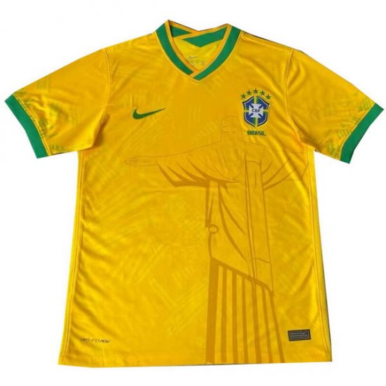 Tailandia Camiseta Brasil Jesus 2024-25 Amarillo - Haga un click en la imagen para cerrar