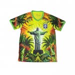 Tailandia Camiseta Brasil Jesus25-26 Amarillo Verde