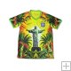 Tailandia Camiseta Brasil Jesus25-26 Amarillo Verde