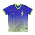 Tailandia Camiseta Brasil Pele Special 2022 Azul