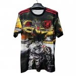 Tailandia Camiseta Japon Anime 25-26 Negro Rojo