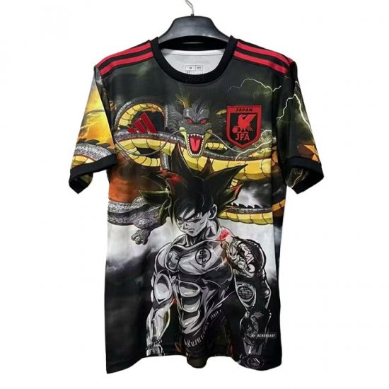 Tailandia Camiseta Japon Anime 2025-26 Negro Rojo - Haga un click en la imagen para cerrar