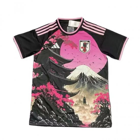 Tailandia Camiseta Japon Anime 25-26 Negro Rosa - Haga un click en la imagen para cerrar