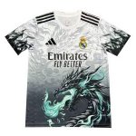 Tailandia Camiseta Real Madrid Dragon 24-25 Blanco Gris