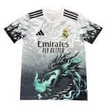 Tailandia Camiseta Real Madrid Dragon 24-25 Blanco Gris
