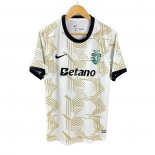 Tailandia Camiseta Sporting Special 25-26 Blanco Amarillo