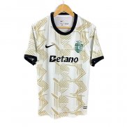 Tailandia Camiseta Sporting Special 25-26 Blanco Amarillo