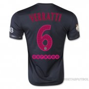 Camiseta Jugador del CavaniSaint-Germain Verratti 3ª Equipacion