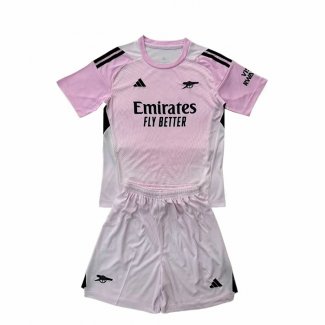 Camiseta Arsenal Portero Nino 25-26 Rosa