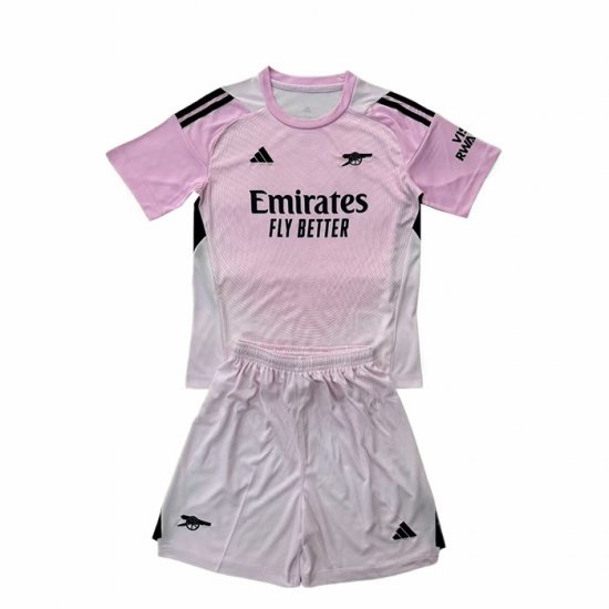Camiseta Arsenal Portero Nino 25-26 Rosa - Haga un click en la imagen para cerrar