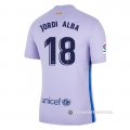 Camiseta Barcelona Jugador Jordi Alba Segunda 21-22