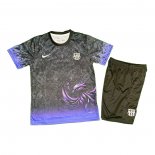 Camiseta Barcelona Special Nino 25-26 Negro Purpura