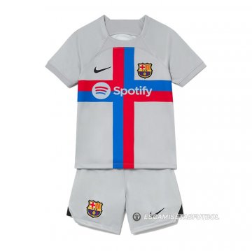 Camiseta Barcelona 3ª Nino 22-23