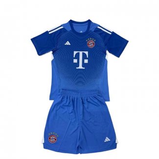 Camiseta Bayern Munich Portero Nino 25-26 Azul