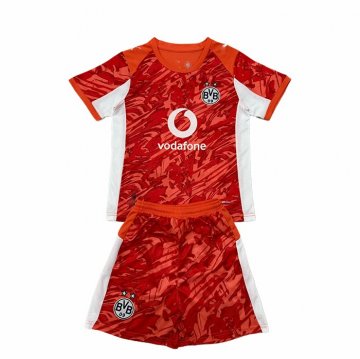 Camiseta Borussia Dortmund Portero 2ª Nino 25-26 Rojo