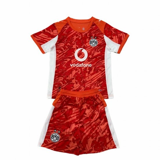 Camiseta Borussia Dortmund Portero 2ª Nino 25-26 Rojo - Haga un click en la imagen para cerrar