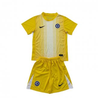 Camiseta Chelsea Portero Nino 25-26 Amarillo