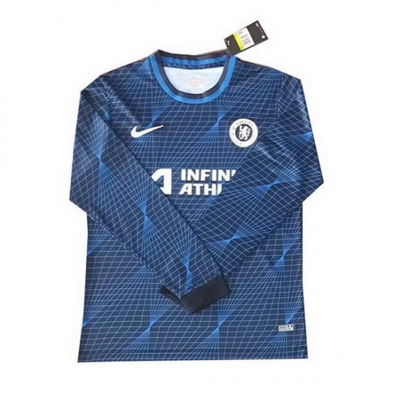 Camiseta Chelsea 2ª Manga Larga 23-24 - Haga un click en la imagen para cerrar
