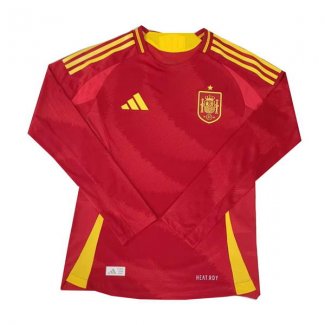 Camiseta Espana 1ª Manga Larga 2024