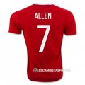 Camiseta Jugador de Allen la Selección de Gales 1ª 2016