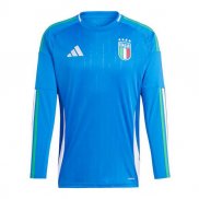 Camiseta Italia 1ª Manga Larga 24-25