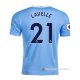 Camiseta Manchester City Jugador Lavelle Primera 20-21