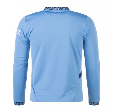 Camiseta Manchester City 1ª Manga Larga 24-25