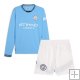 Camiseta Manchester City 1ª Manga Larga Nino 24-25