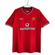 Camiseta Manchester United 1ª Retro 00-02