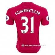 Camiseta Jugador del Manchester United Schweinsteiger 1ª Equipac