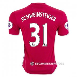 Camiseta Jugador del Manchester United Schweinsteiger 1ª Equipac