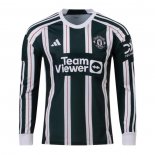 Camiseta Manchester United 2ª Manga Larga 23-24