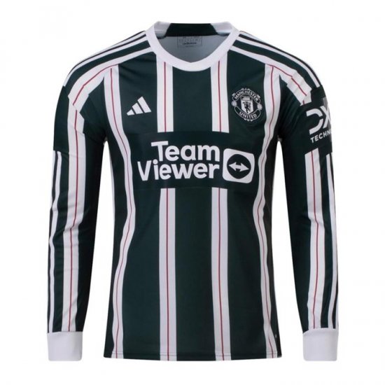 Camiseta Manchester United 2ª Manga Larga 23-24 - Haga un click en la imagen para cerrar