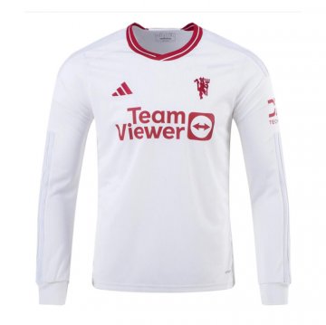 Camiseta Manchester United 3ª Manga Larga 23-24