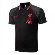Camiseta Polo del Liverpool 2022-23 Negro