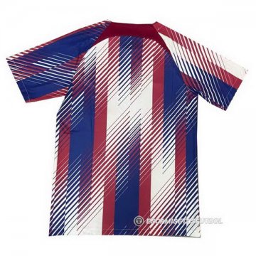 Camiseta Pre Partido del Barcelona 2023 Azul y Rojo