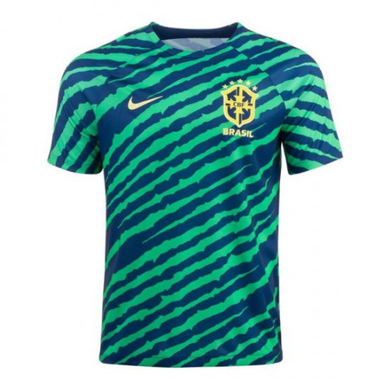 Camiseta Pre Partido del Brasil 2022 Verde - Haga un click en la imagen para cerrar
