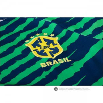 Camiseta Pre Partido del Brasil 2022 Verde
