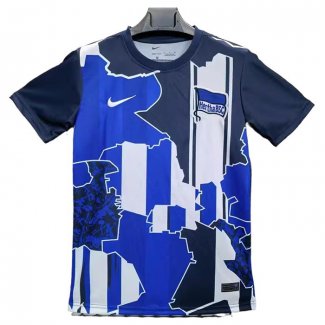 Camiseta Pre Partido del Hertha BSC 24-25 Azul