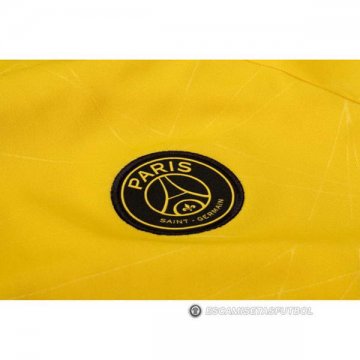 Camiseta Pre Partido del Paris Saint-Germain 2023 Amarillo