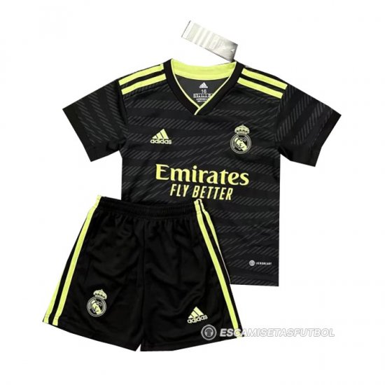 Camiseta Real Madrid 3ª Nino 22-23 - Haga un click en la imagen para cerrar